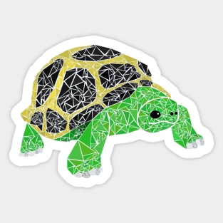 Geometric tortoise Sticker